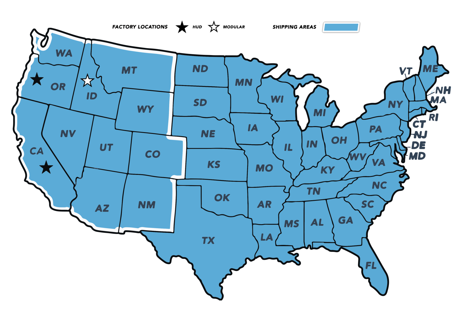Joy Line Homes Service Maps
